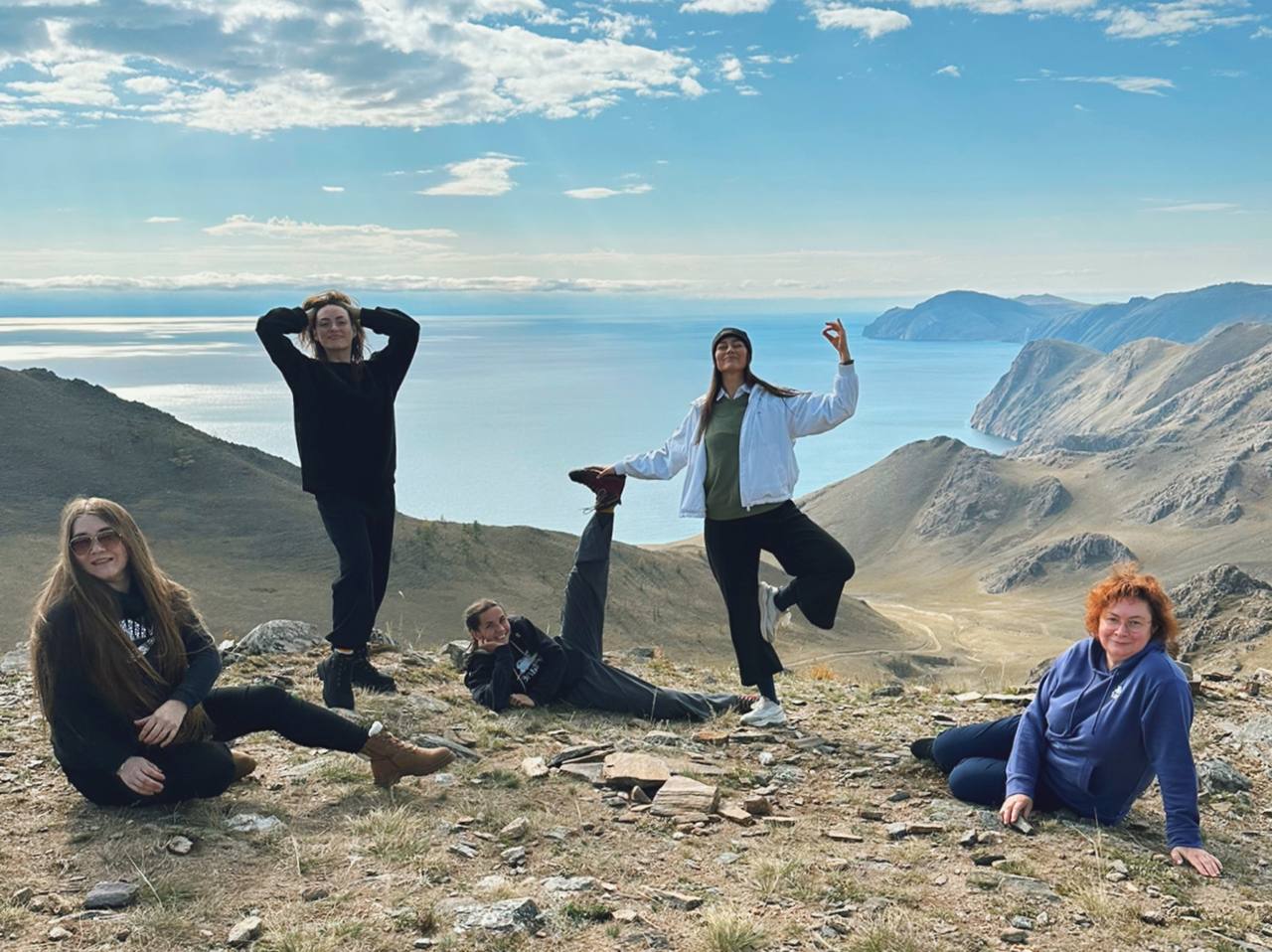 На горе