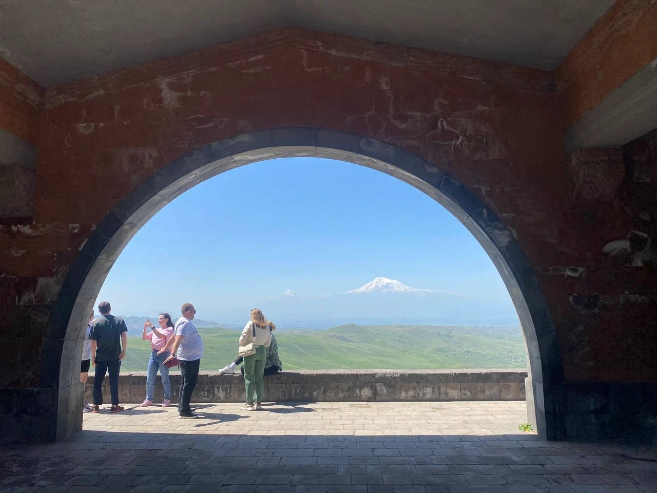 На экскурсии