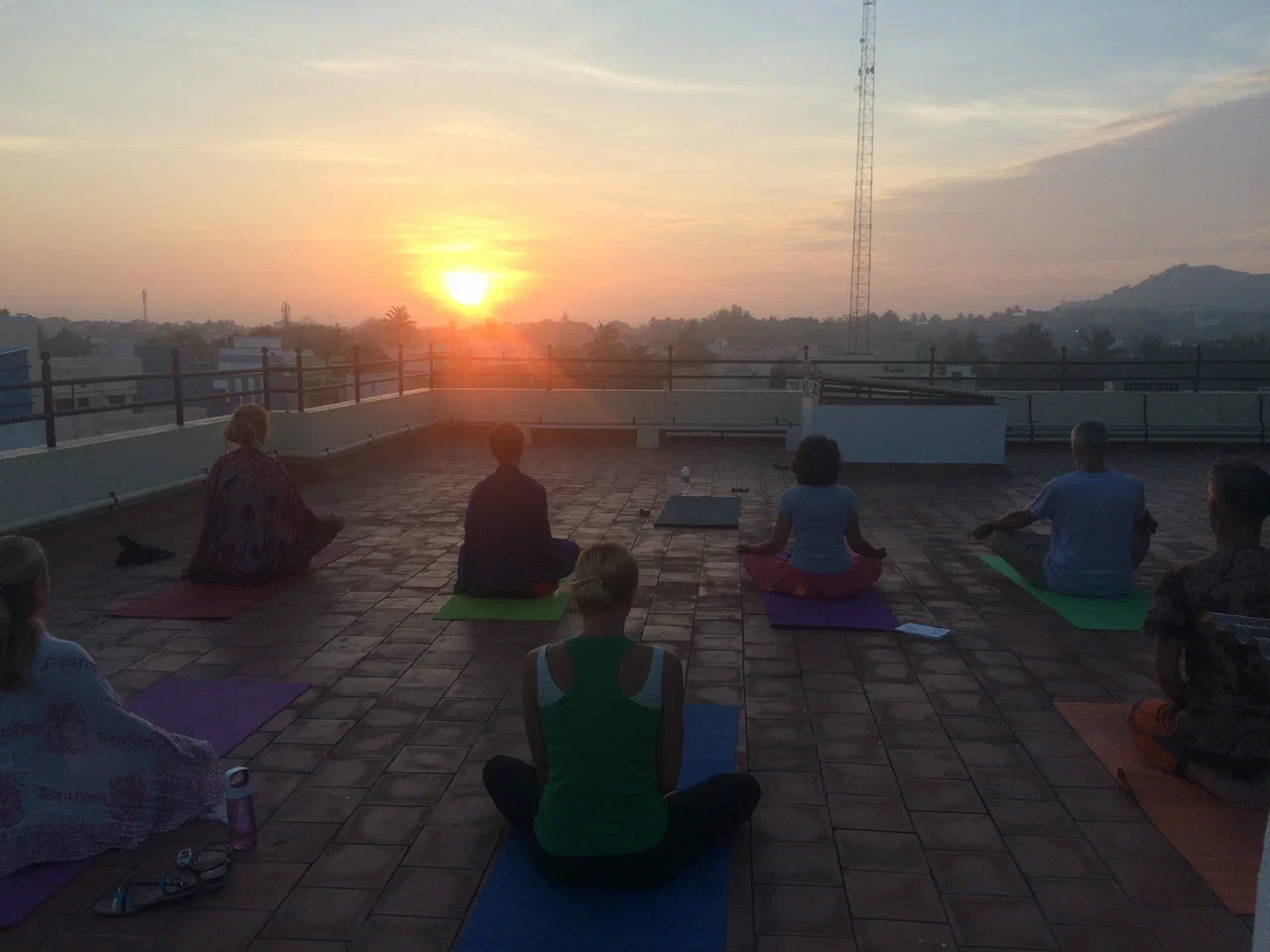 Йога на рассвете