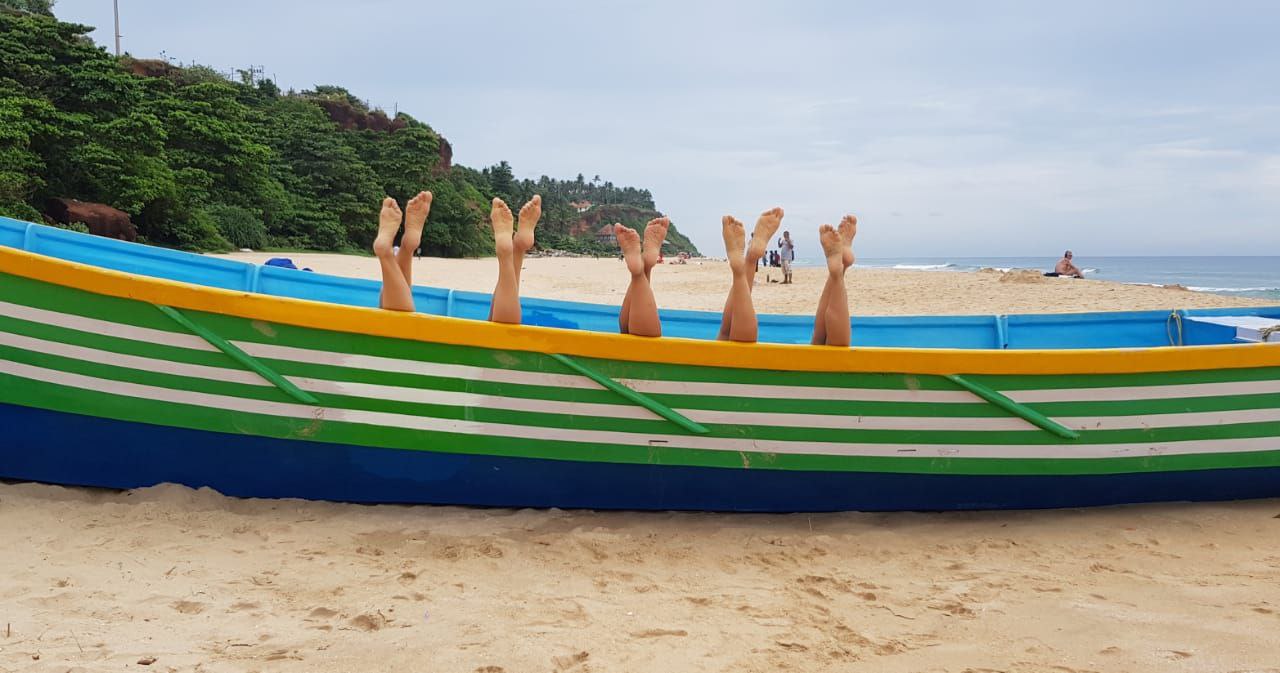 Лодка на пляже