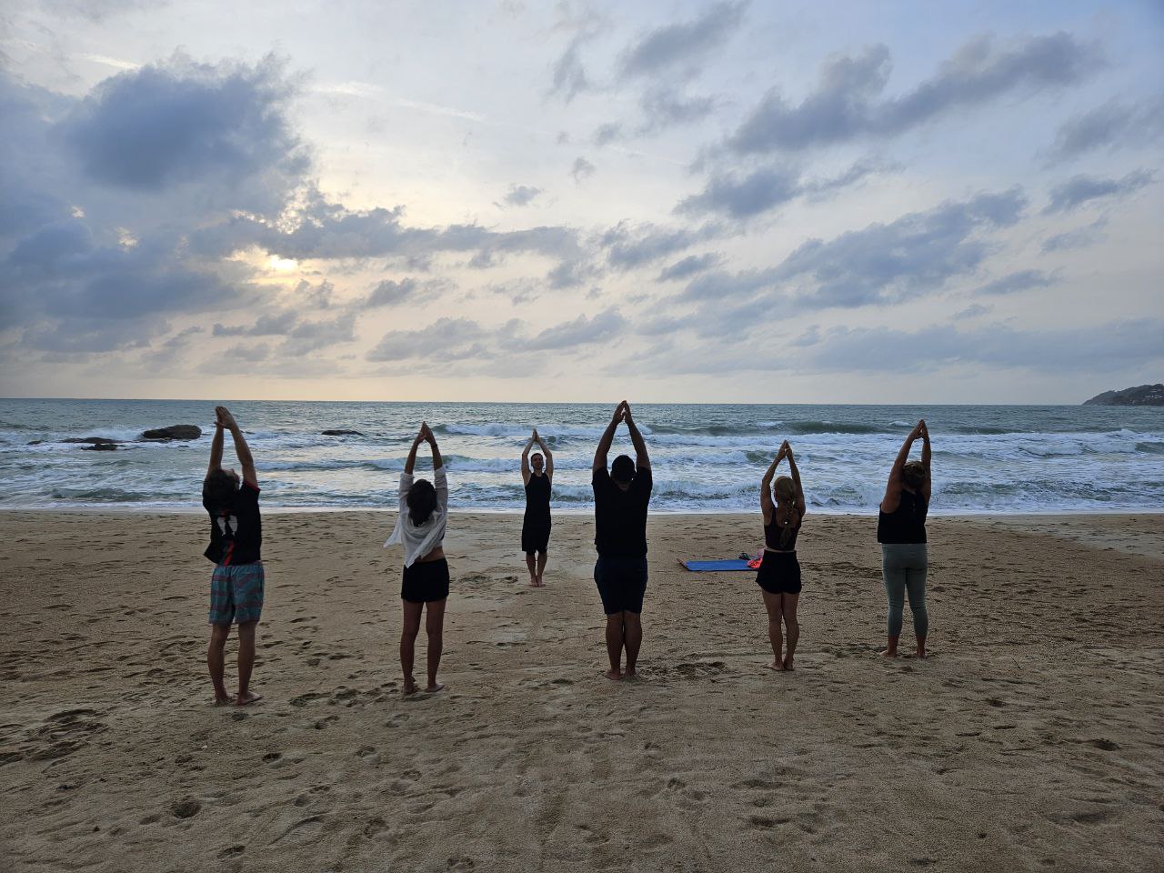 Практика на пляже