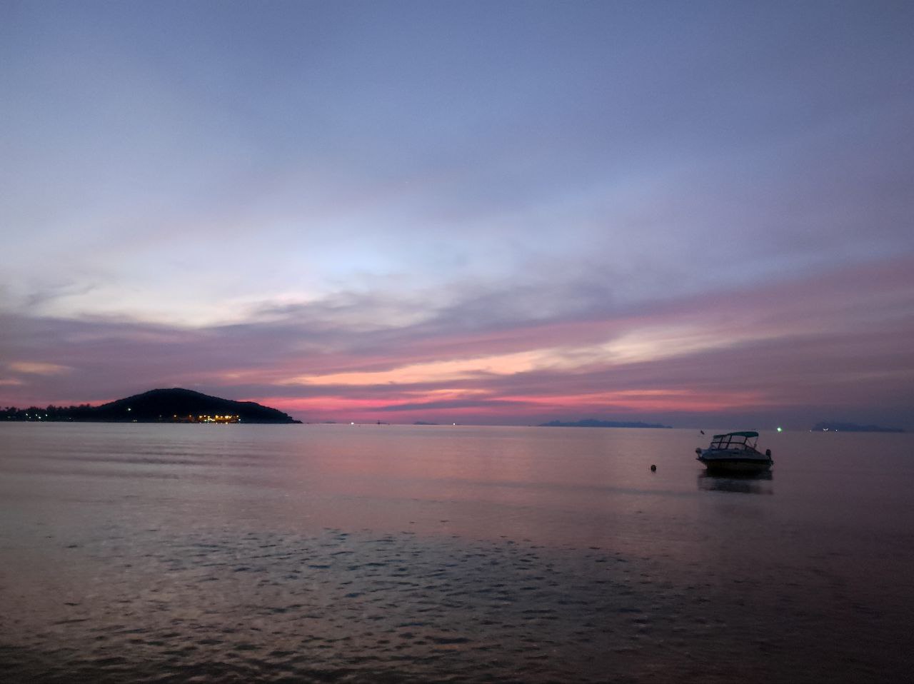 Закат на Самуи