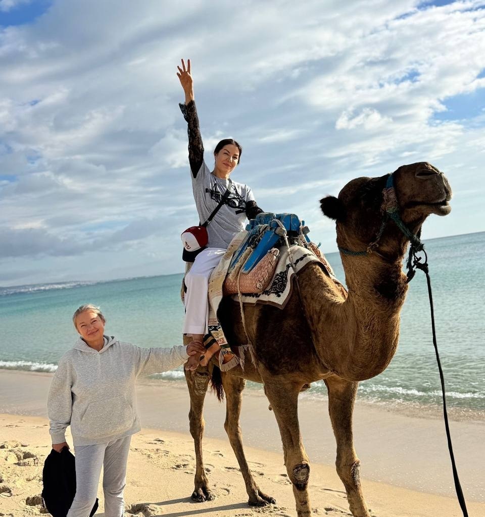 На верблюде