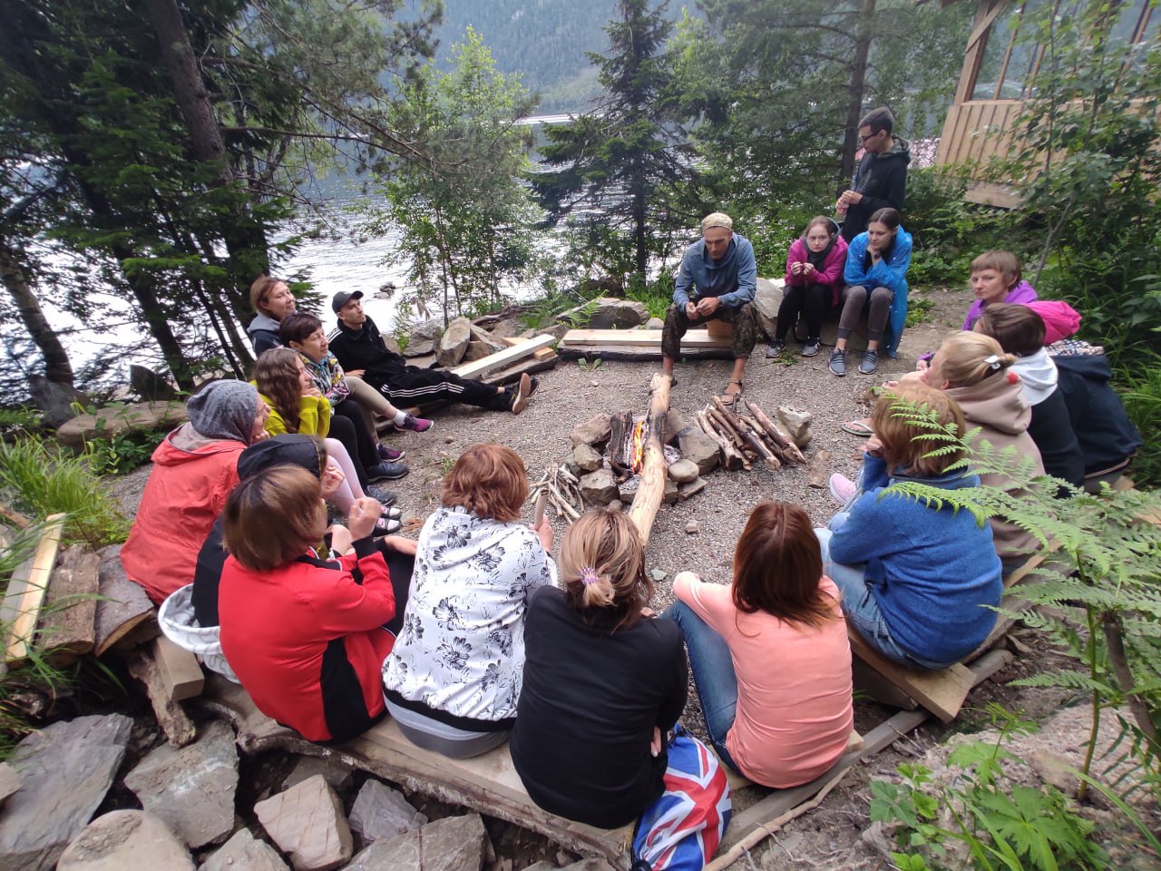 Костер на Алтае