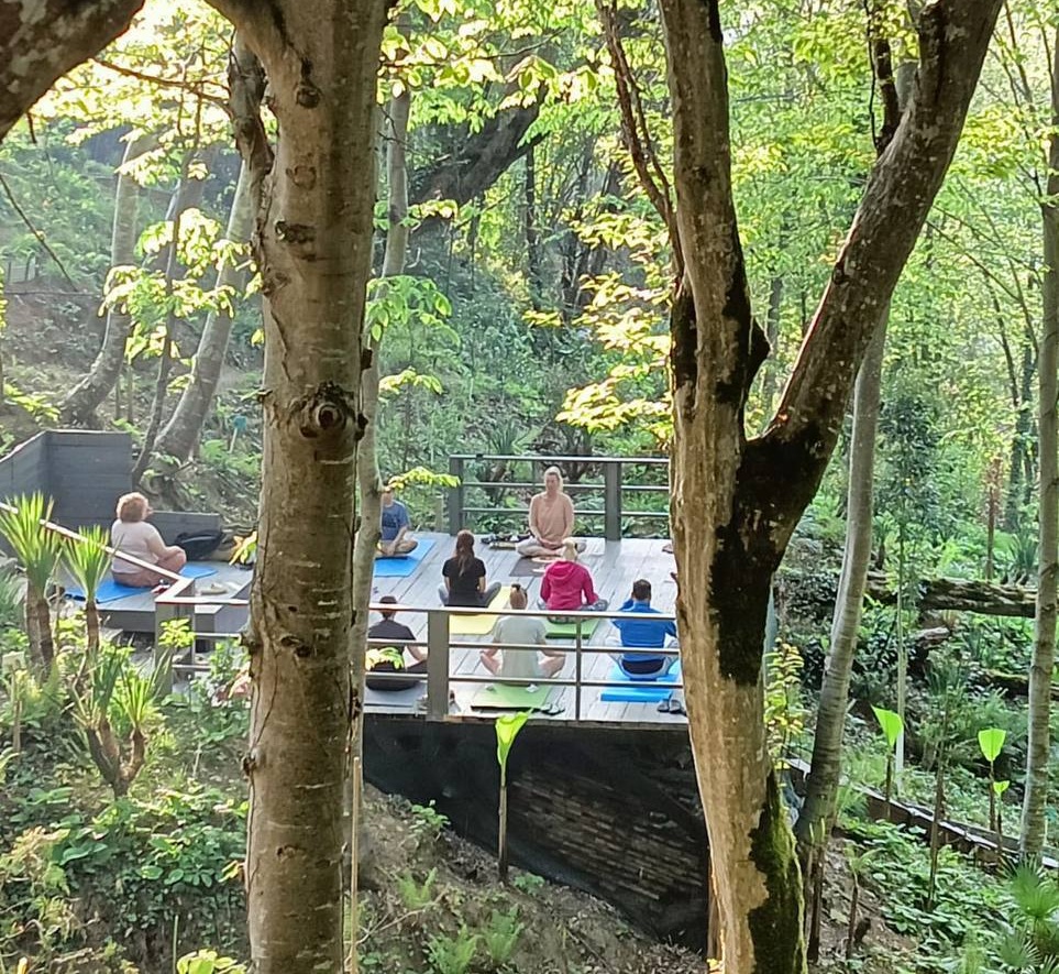 Площадка для практики йоги