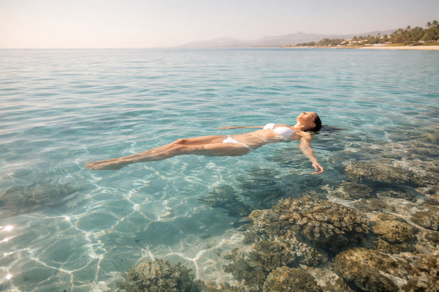 Девушка в воде