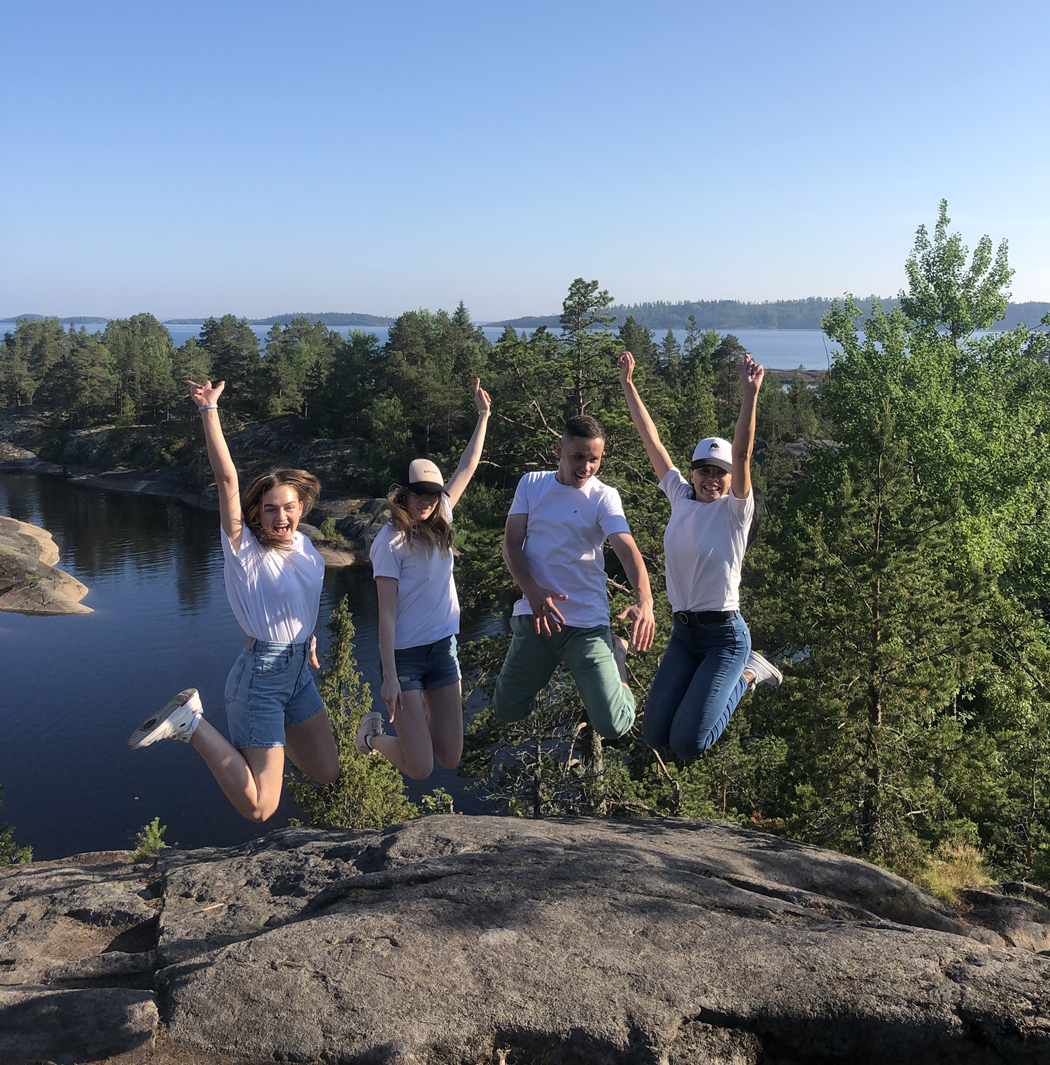 Наша группа в Карелии