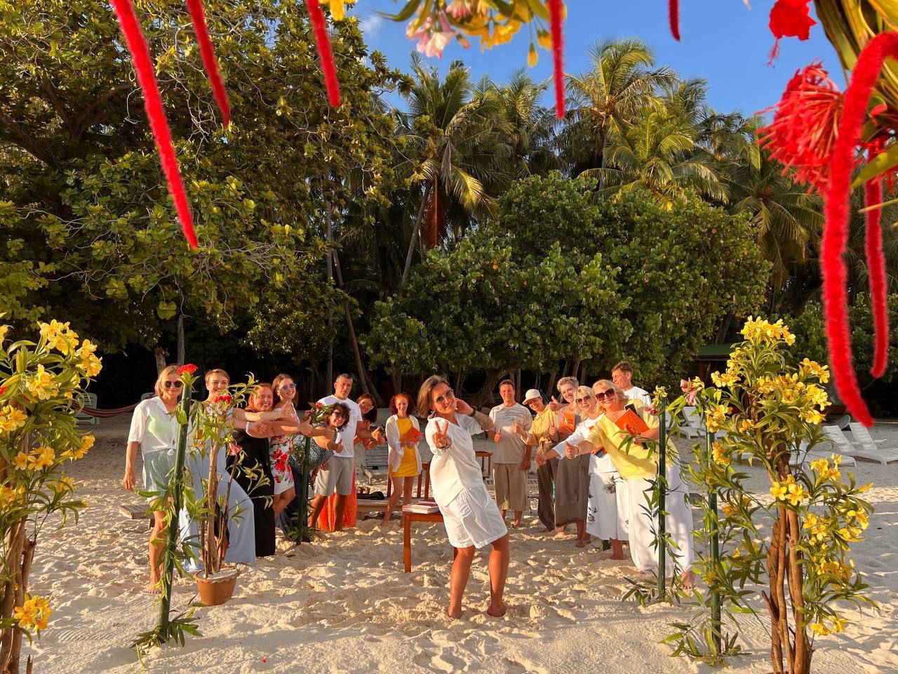 Группа на Мальдивах