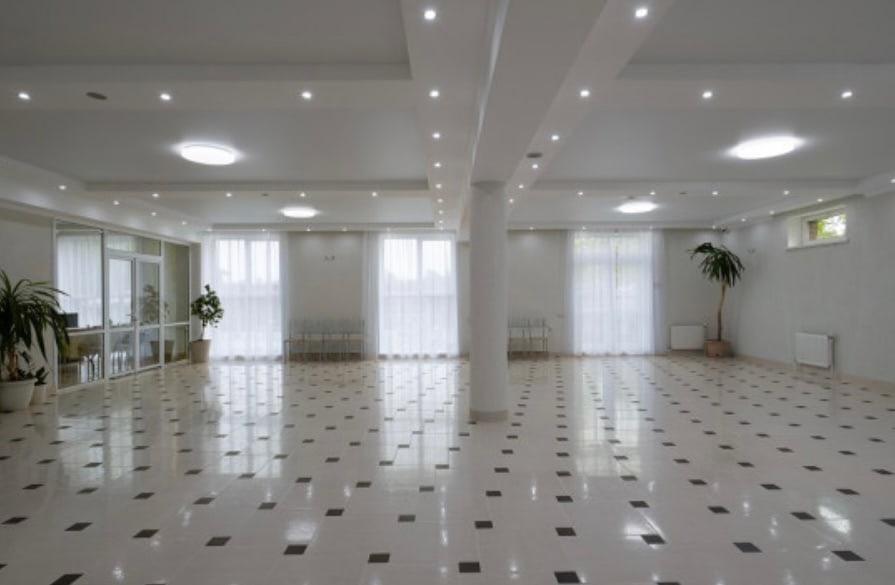 Зал для практик йоги