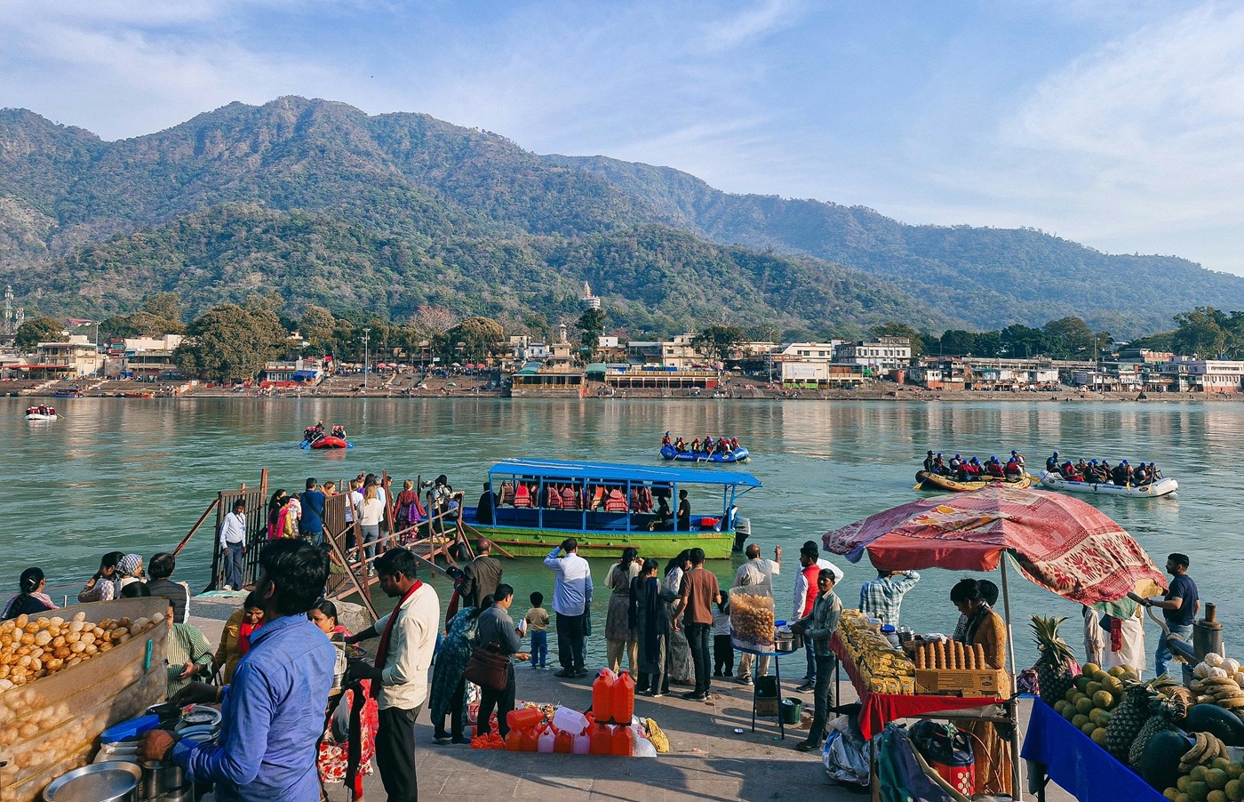 Ришикеш берег Ганга