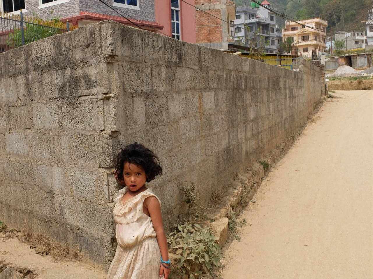 Девочка в Непале