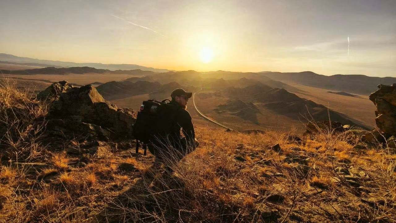 Закат в Тыве