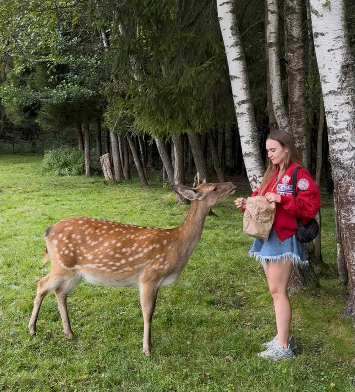 На природе