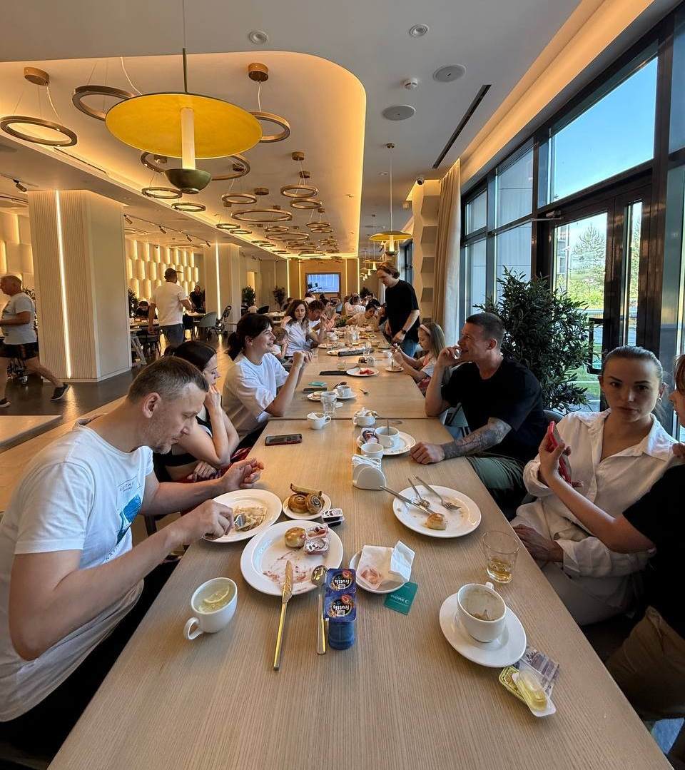 Группа на ретрите